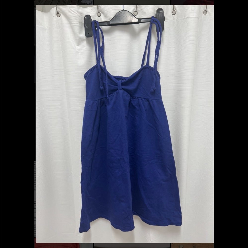 Women's Blue Spaghetti Strap dress